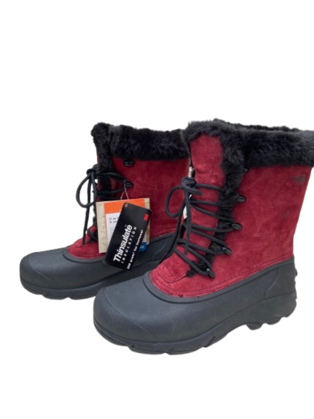 ✨NWT✨ Sorel Snow Bird Red Suede Faux Fur Winter Snow Boots